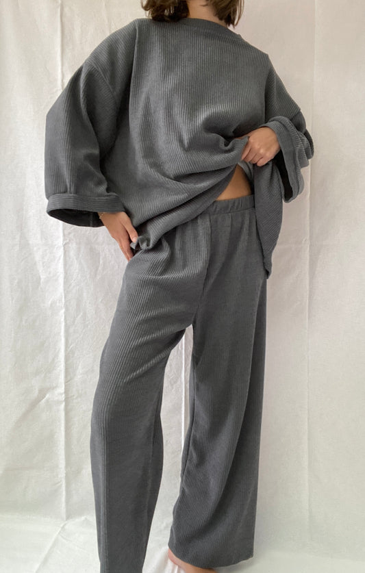 Ensemble oversize pull pantalon