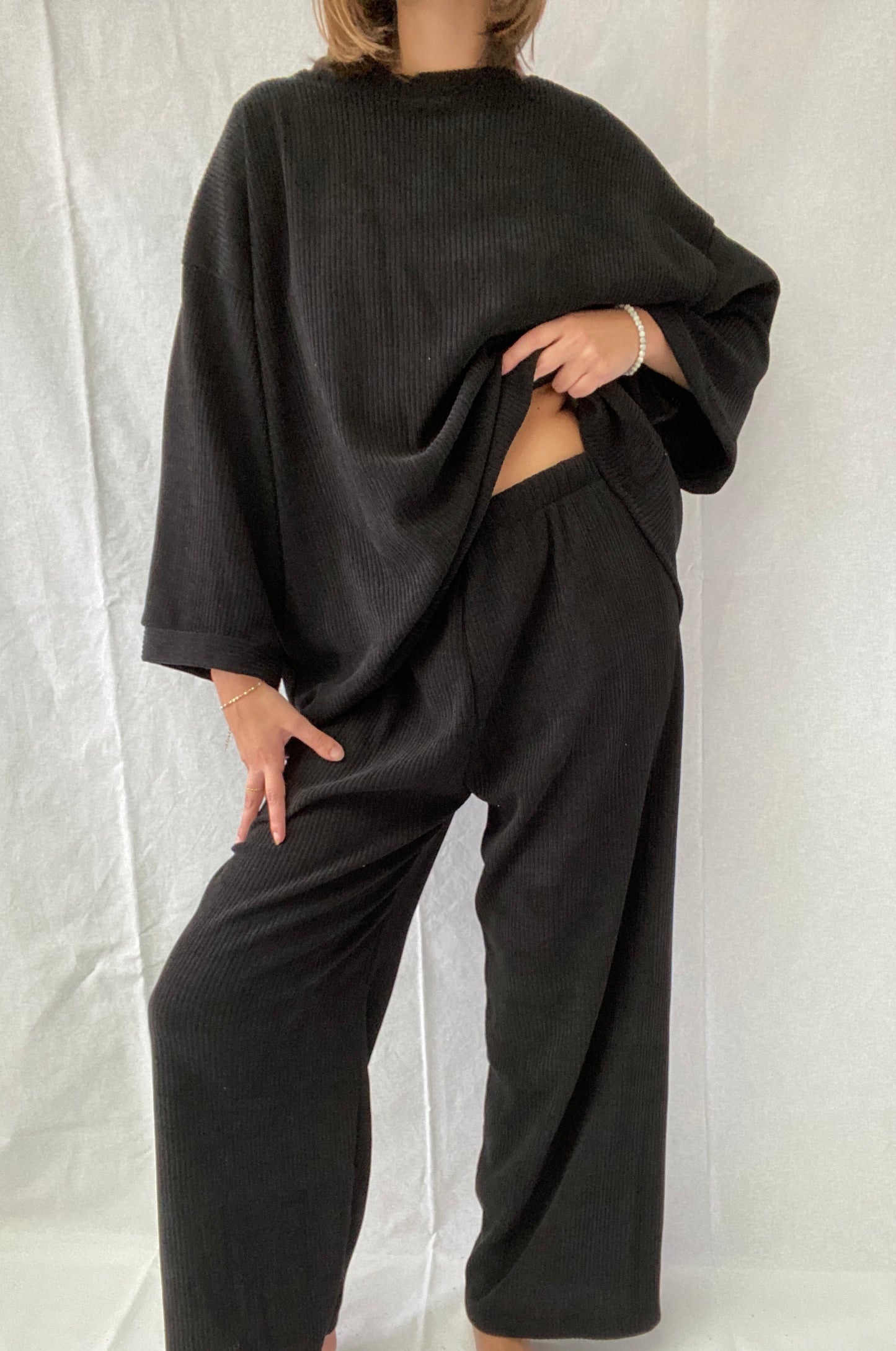 Ensemble oversize pull pantalon